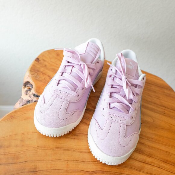 NIB Puma Club 5v5 Size 8 Grape Mist Suede Style# 398670-04 Athletic Shoes - Picture 3 of 11